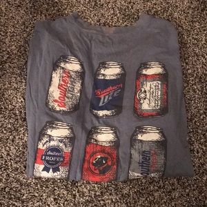 Beer can tee